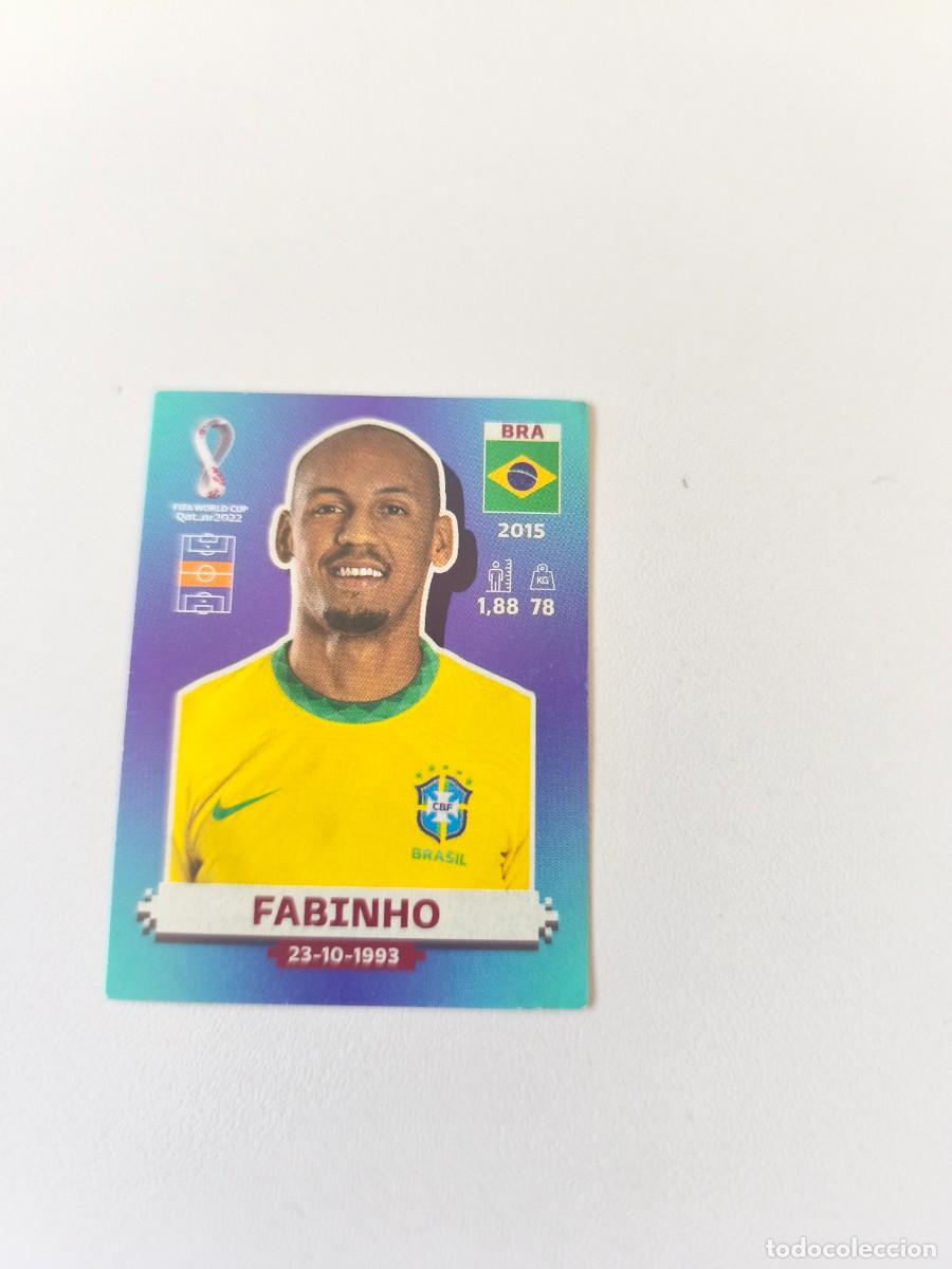 Coleccionismo cromos antiguos: FIFA WORLD CUP QATAR 2022 PANINI FABINHO BRA 12 CRM2