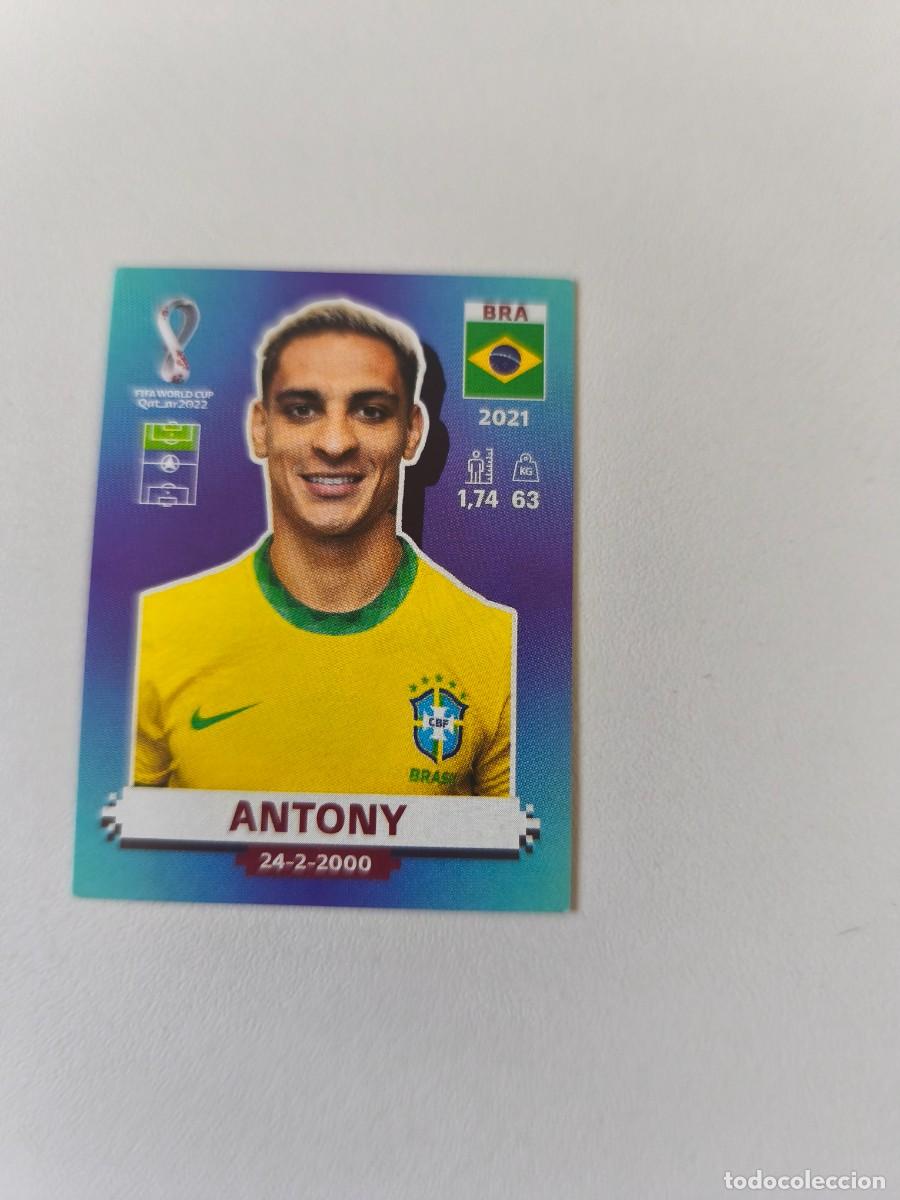 Coleccionismo cromos antiguos: FIFA WORLD CUP QATAR 2022 PANINI ANTONY BRA 15 CRM2