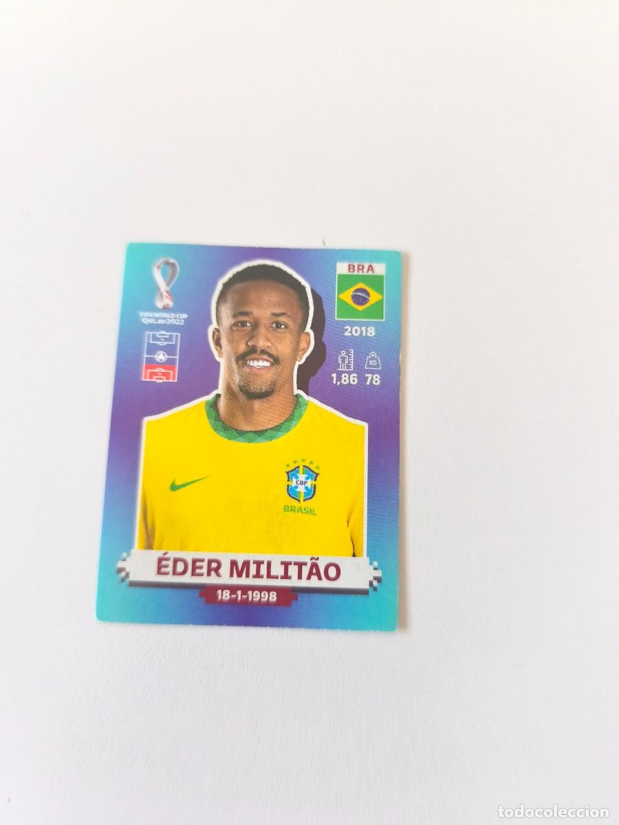 Coleccionismo cromos antiguos: FIFA WORLD CUP QATAR 2022 PANINI EDER MILITAO BRA 7 CRM2