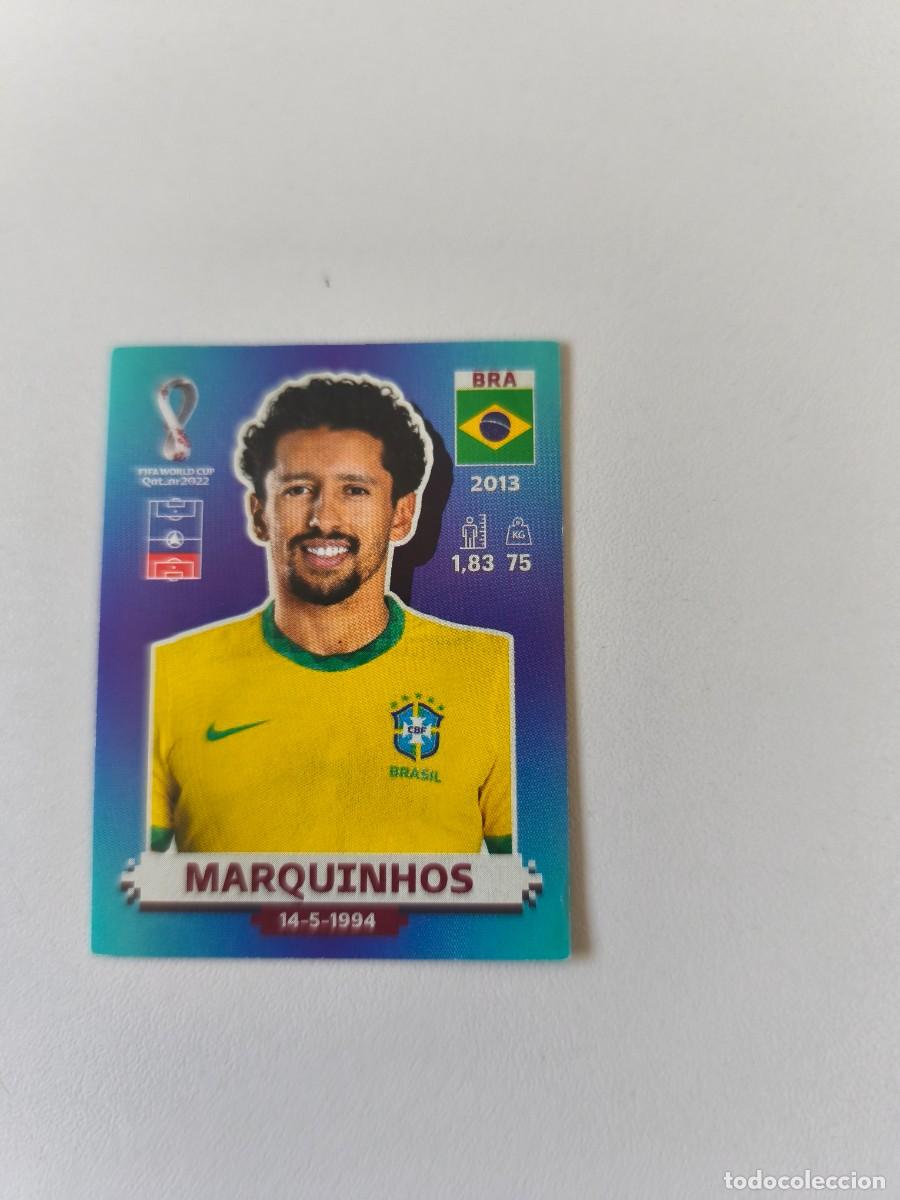 Coleccionismo cromos antiguos: FIFA WORLD CUP QATAR 2022 PANINI MARQUINHOS BRA 8 CRM2