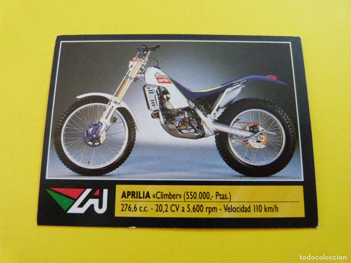Coleccionismo cromos antiguos: CROMO DE MOTOS APRILIA SIN PEGAR N&ordm; 111 A&Ntilde;O 1990 DEL ALBUM SUPER MOTO DE ESTE