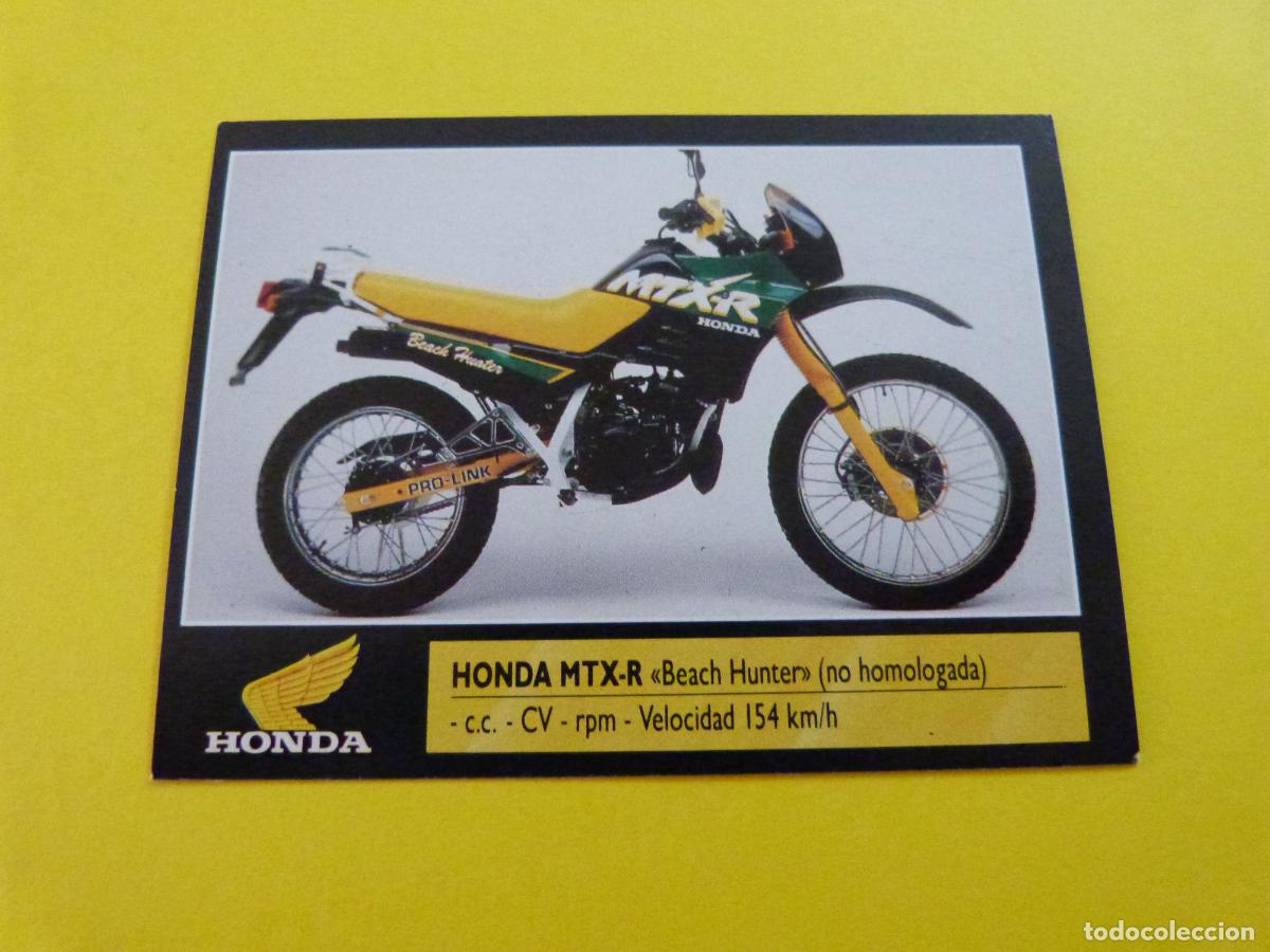 Coleccionismo cromos antiguos: CROMO DE MOTOS HONDA SIN PEGAR N&ordm; 107 A&Ntilde;O 1990 DEL ALBUM SUPER MOTO DE ESTE