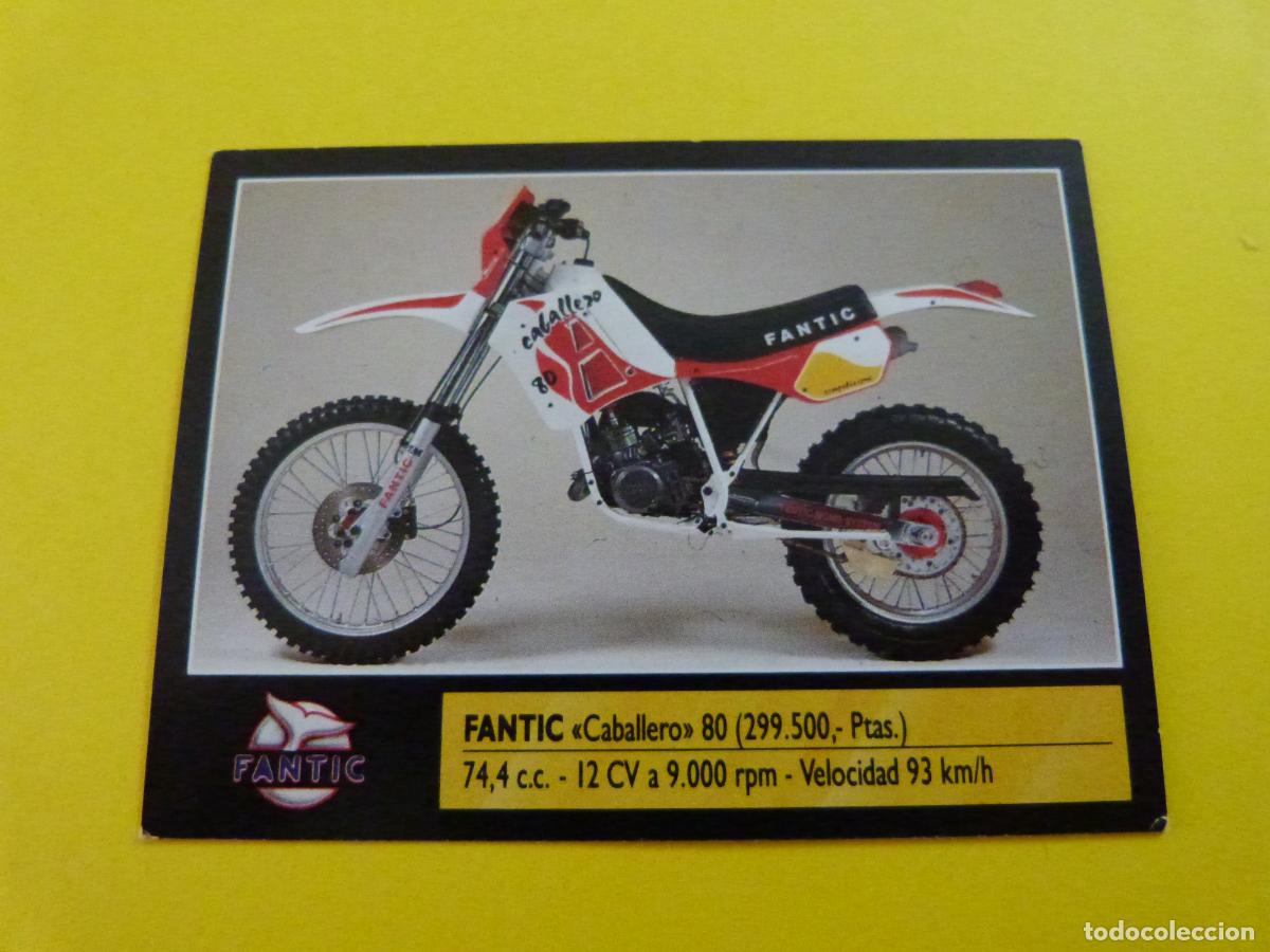 Coleccionismo cromos antiguos: CROMO DE MOTOS FANTIC SIN PEGAR N&ordm; 105 A&Ntilde;O 1990 DEL ALBUM SUPER MOTO DE ESTE