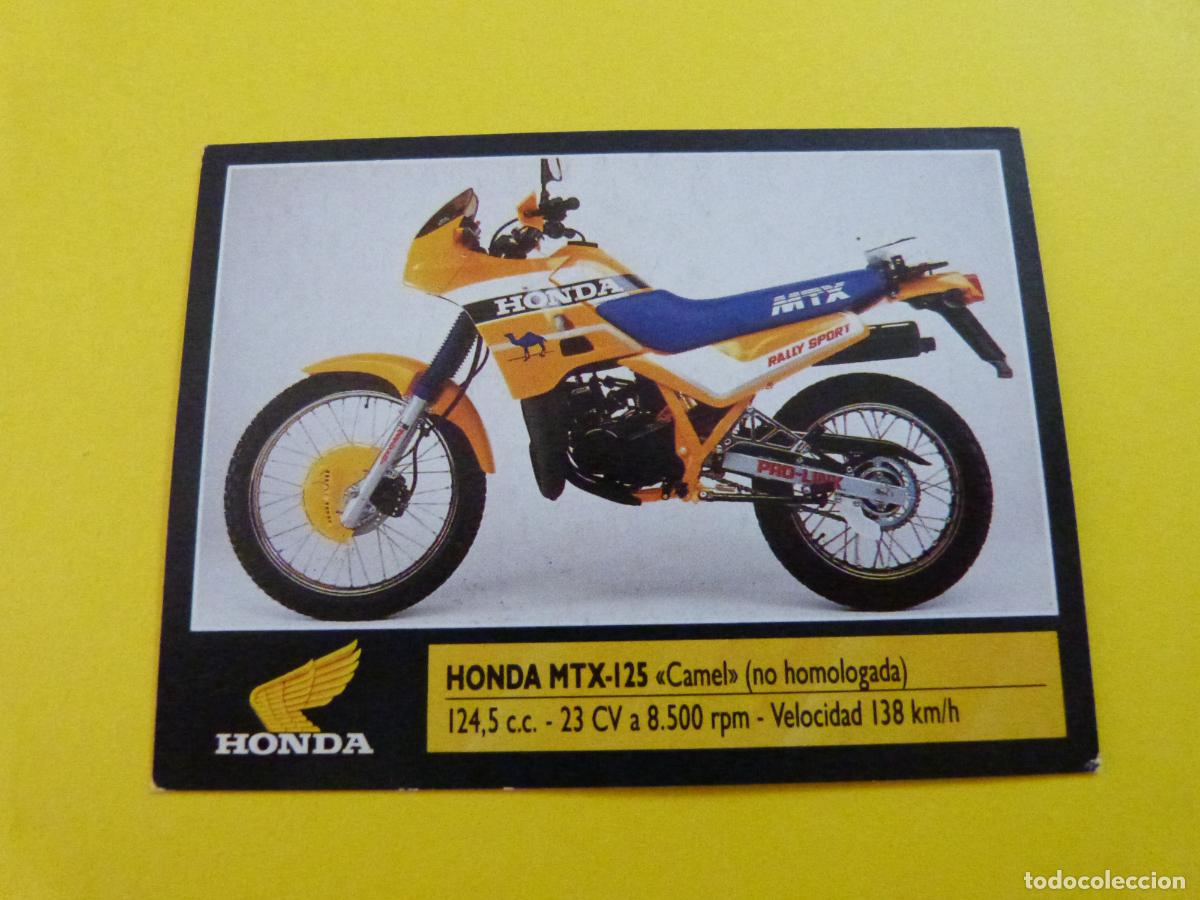 Coleccionismo cromos antiguos: CROMO DE MOTOS HONDA SIN PEGAR N&ordm; 103 A&Ntilde;O 1990 DEL ALBUM SUPER MOTO DE ESTE