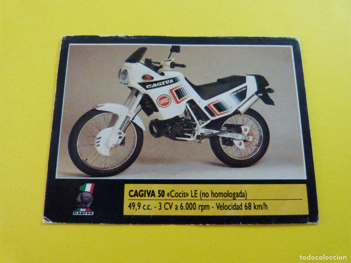 Coleccionismo cromos antiguos: CROMO DE MOTOS CAGIVA SIN PEGAR N&ordm; 98 A&Ntilde;O 1990 DEL ALBUM SUPER MOTO DE ESTE