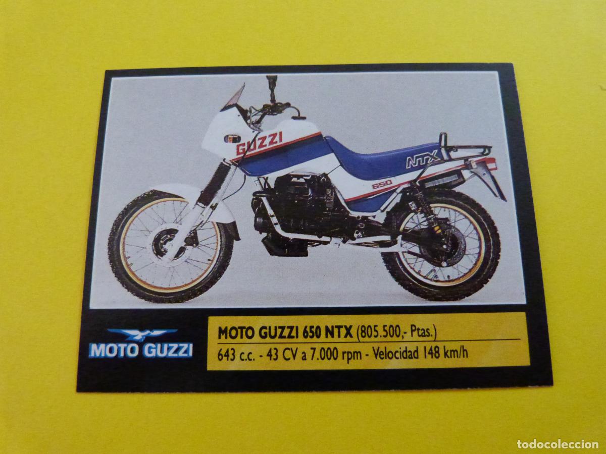 Coleccionismo cromos antiguos: CROMO DE MOTOS MOTO GUZZI SIN PEGAR N&ordm; 89 A&Ntilde;O 1990 DEL ALBUM SUPER MOTO DE ESTE