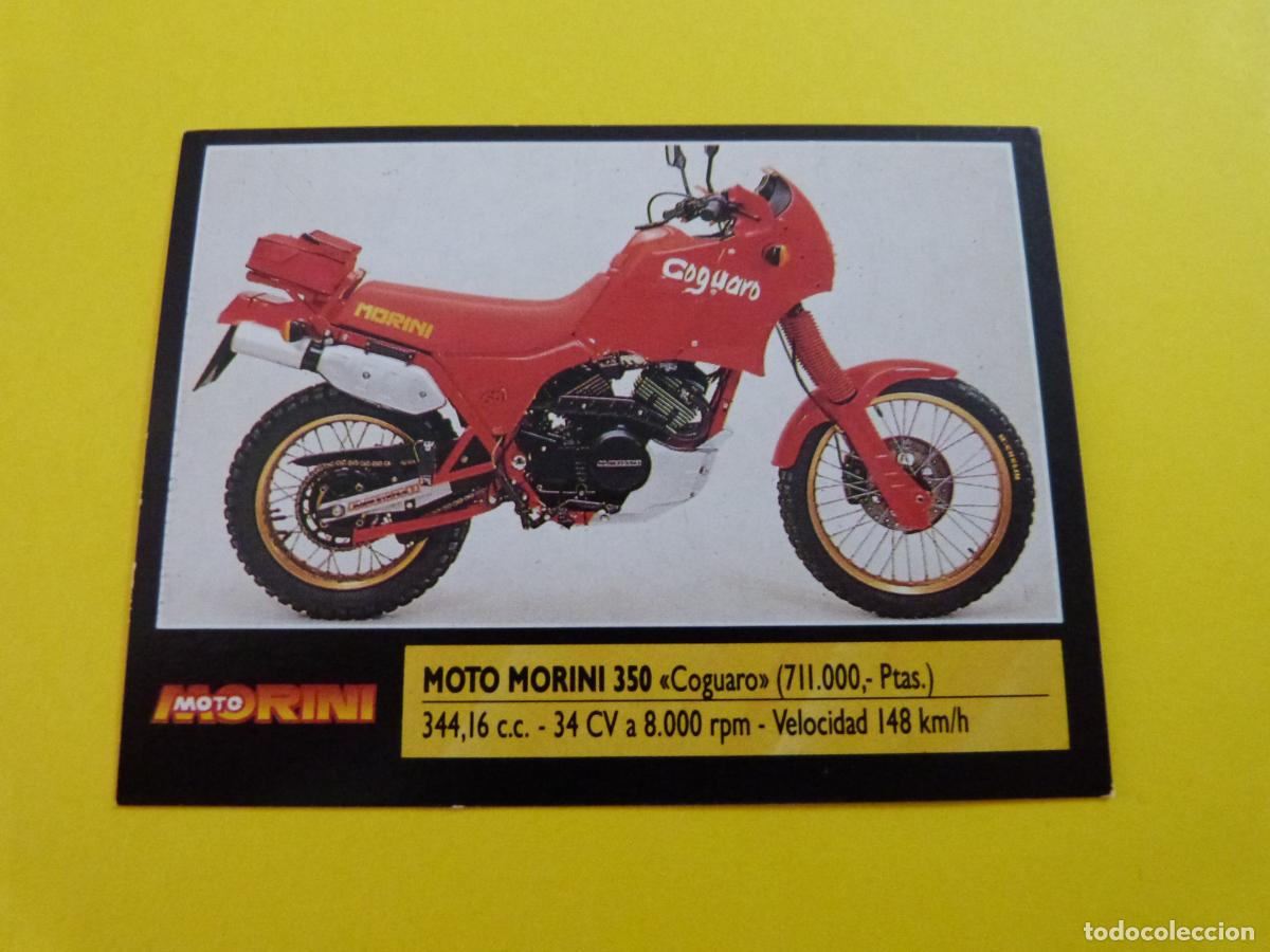 Coleccionismo cromos antiguos: CROMO DE MOTOS MOTO MORINI SIN PEGAR N&ordm; 88 A&Ntilde;O 1990 DEL ALBUM SUPER MOTO DE ESTE