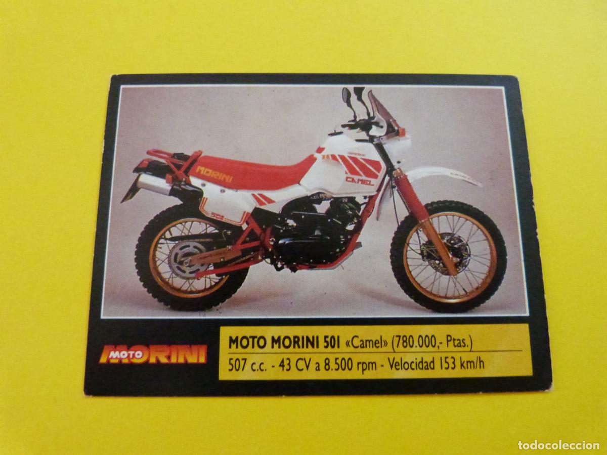 Coleccionismo cromos antiguos: CROMO DE MOTOS MOTO MORINI SIN PEGAR N&ordm; 87 A&Ntilde;O 1990 DEL ALBUM SUPER MOTO DE ESTE