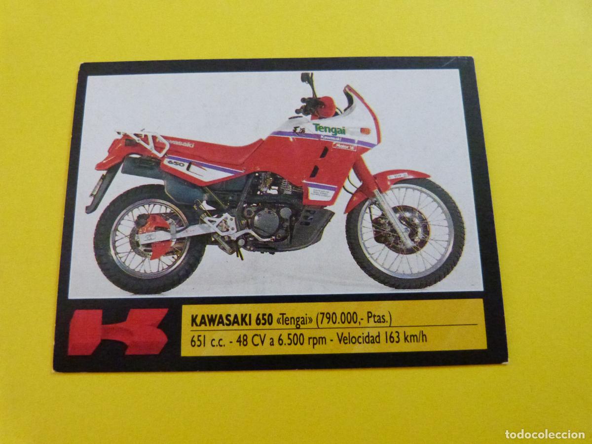 Coleccionismo cromos antiguos: CROMO DE MOTOS KAWASAKI SIN PEGAR N&ordm; 86 A&Ntilde;O 1990 DEL ALBUM SUPER MOTO DE ESTE