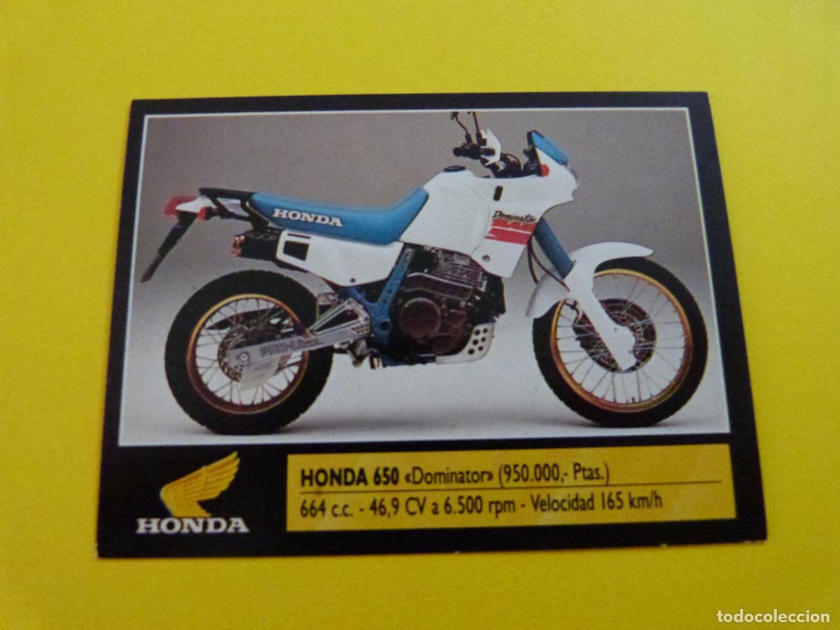 Coleccionismo cromos antiguos: CROMO DE MOTOS HONDA SIN PEGAR N&ordm; 84 A&Ntilde;O 1990 DEL ALBUM SUPER MOTO DE ESTE