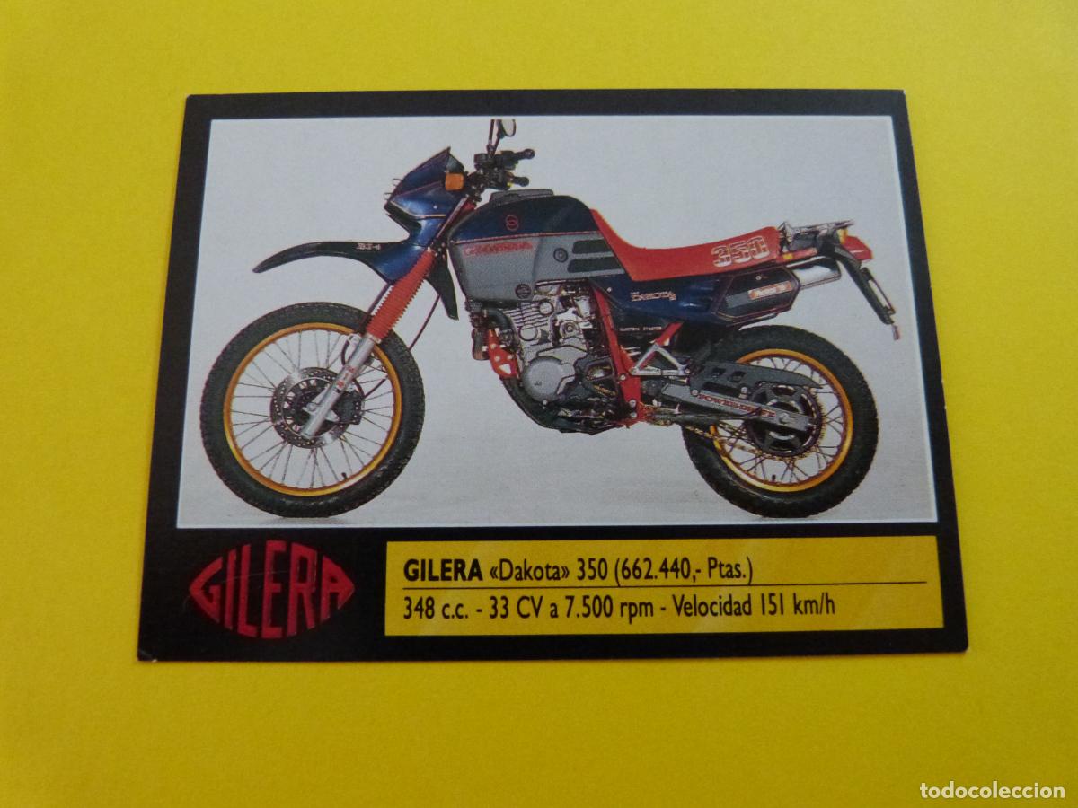 Coleccionismo cromos antiguos: CROMO DE MOTOS GILERA SIN PEGAR N&ordm; 81 A&Ntilde;O 1990 DEL ALBUM SUPER MOTO DE ESTE