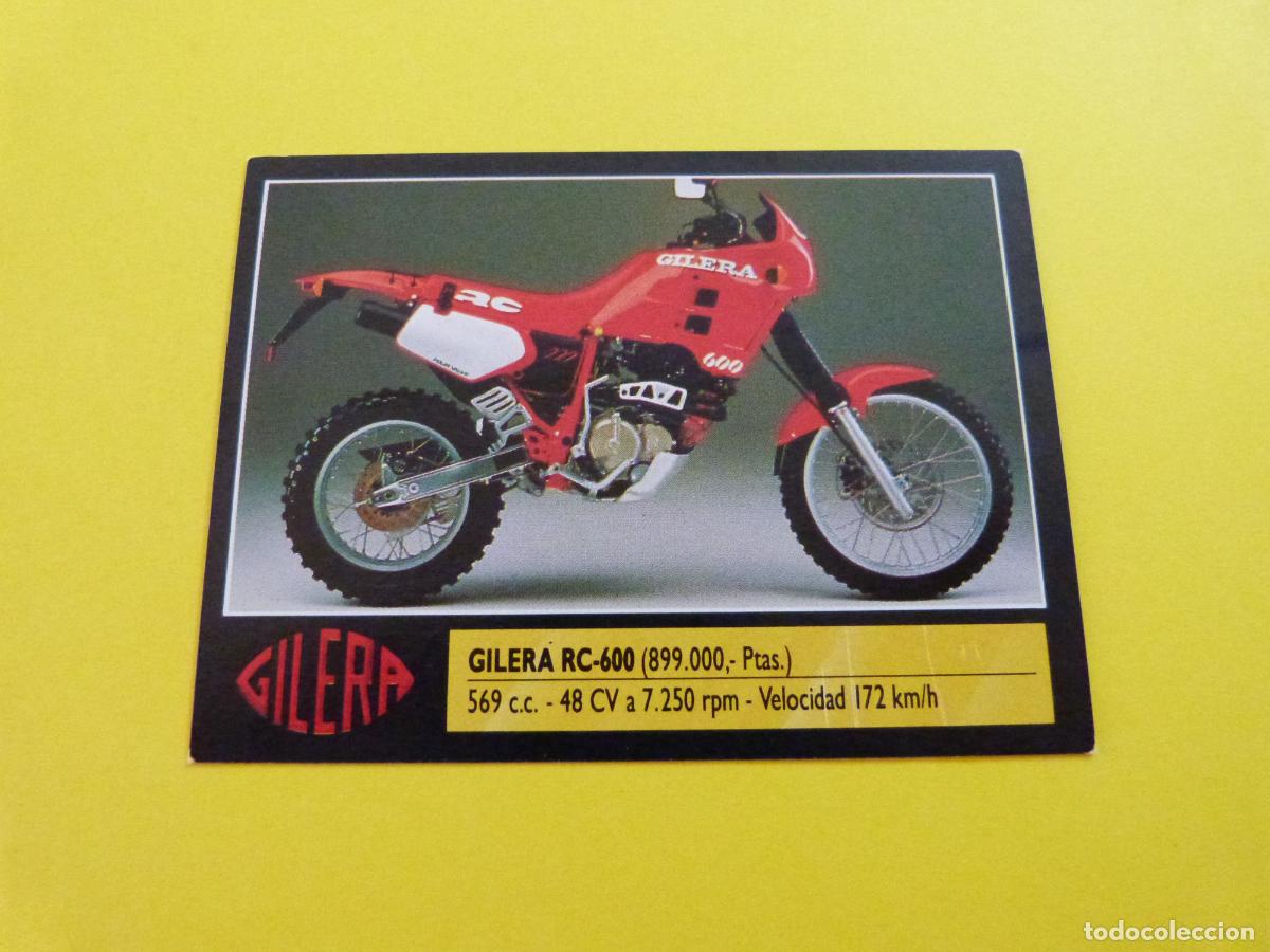 Coleccionismo cromos antiguos: CROMO DE MOTOS GILERA SIN PEGAR N&ordm; 80 A&Ntilde;O 1990 DEL ALBUM SUPER MOTO DE ESTE