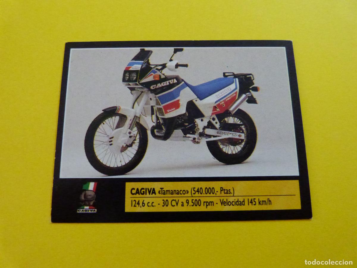 Coleccionismo cromos antiguos: CROMO DE MOTOS CAGIVA SIN PEGAR N&ordm; 79 A&Ntilde;O 1990 DEL ALBUM SUPER MOTO DE ESTE