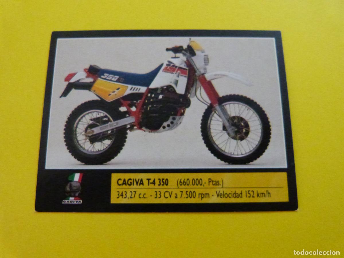 Coleccionismo cromos antiguos: CROMO DE MOTOS CAGIVA SIN PEGAR N&ordm; 78 A&Ntilde;O 1990 DEL ALBUM SUPER MOTO DE ESTE