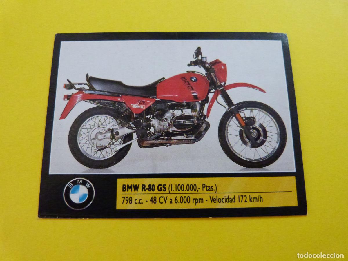 Coleccionismo cromos antiguos: CROMO DE MOTOS BMW SIN PEGAR N&ordm; 76 A&Ntilde;O 1990 DEL ALBUM SUPER MOTO DE ESTE