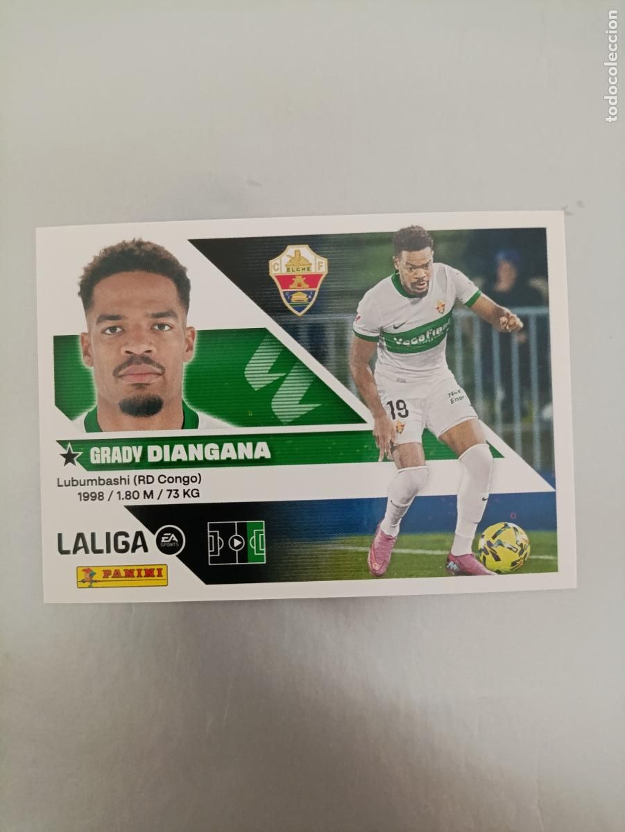 Coleccionismo cromos antiguos: LIGA ESTE 2026 2027 ELCHE N&ordm; 19 DIANGANA