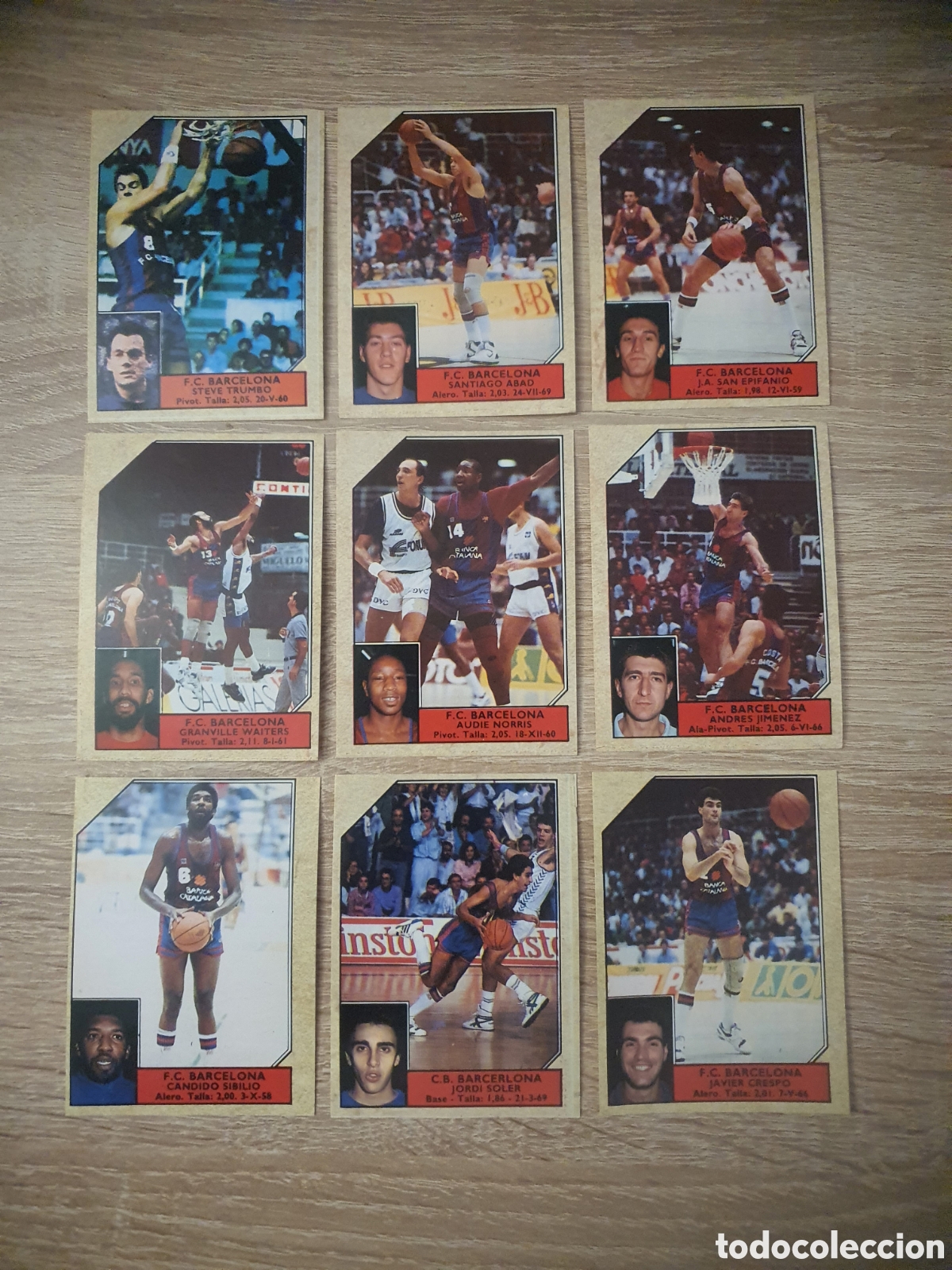 Coleccionismo cromos antiguos: Lote Fc Barcelona Baloncesto Converse la zapatilla de las estrellas