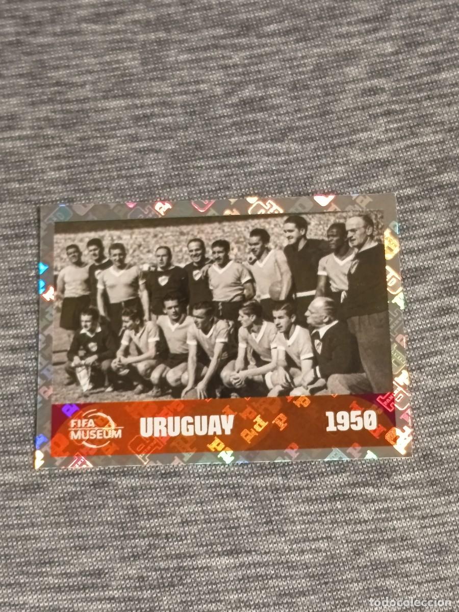 Coleccionismo cromos antiguos: ALINEACION CAMPEONA URUGUAY 1950 FWC 10 STICKER MUNDIAL 2026 PANINI FIFA WORLD CUP NUEVO