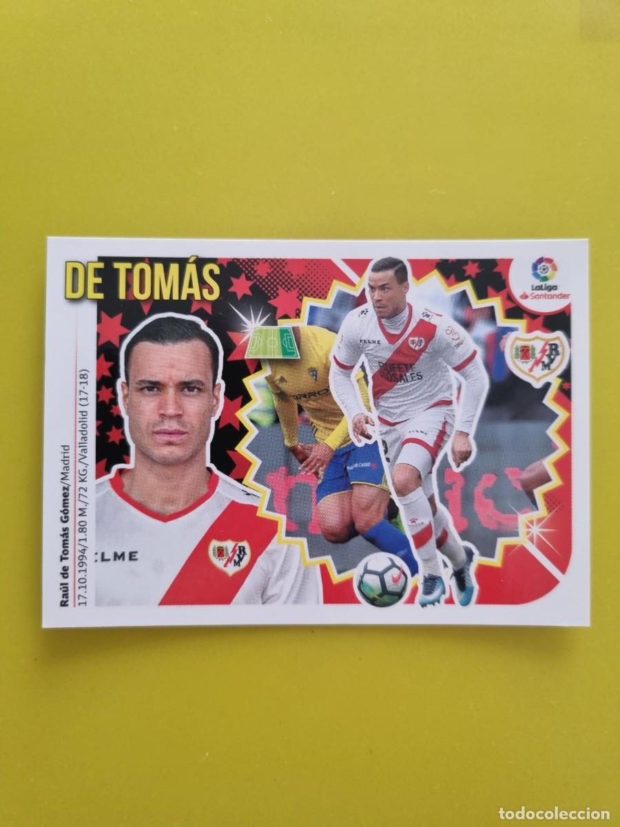 Coleccionismo cromos antiguos: LIGA ESTE 18 19 2018 2019 NO PEGADO SIN PEGAR DE TOMAS RAYO VALLECANO N&ordm;13 COLOCA AR826