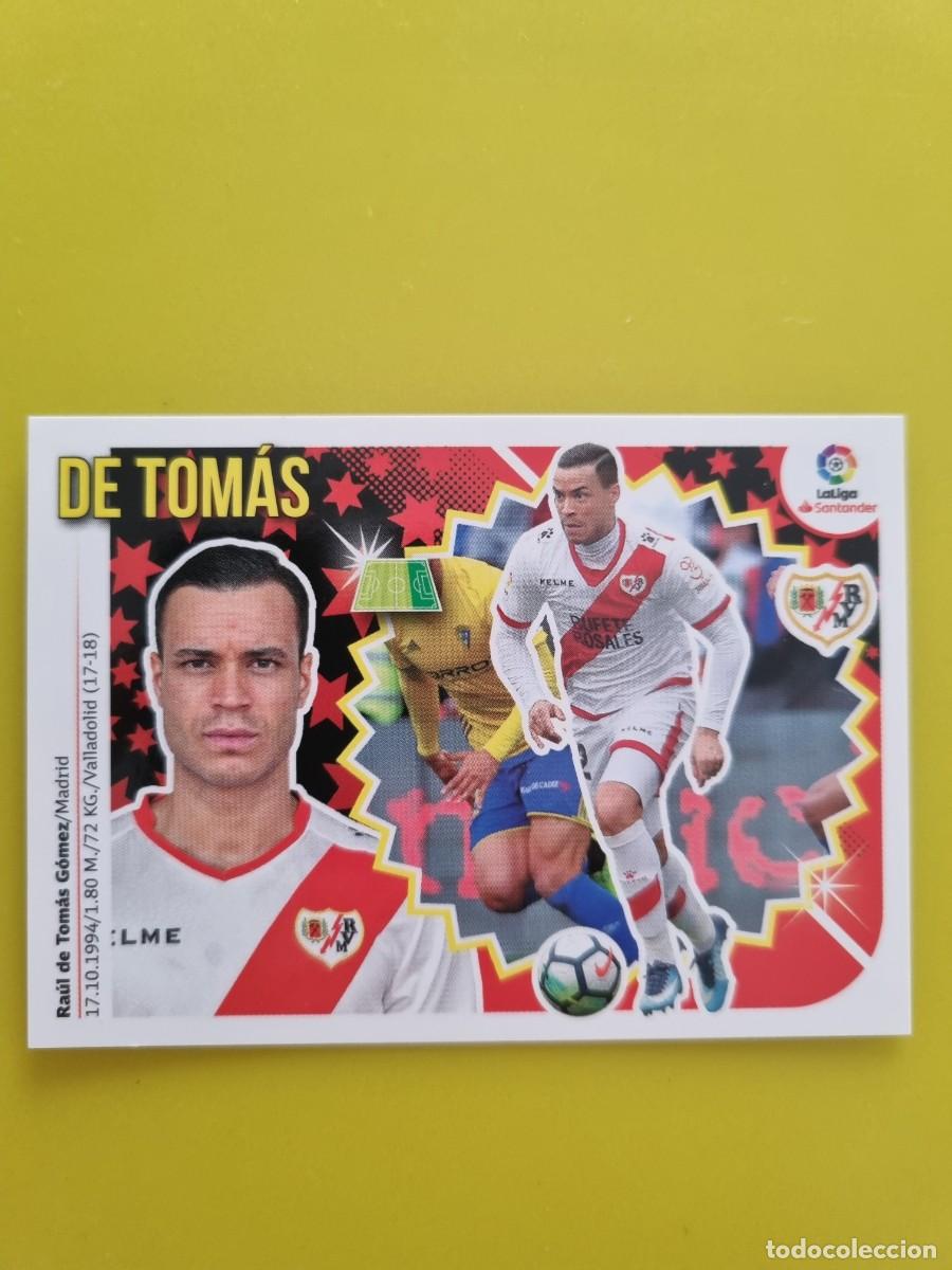 Coleccionismo cromos antiguos: LIGA ESTE 18 19 2018 2019 NO PEGADO SIN PEGAR DE TOMAS RAYO VALLECANO N&ordm;13 COLOCA AR826