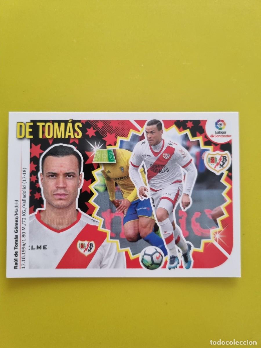 Coleccionismo cromos antiguos: LIGA ESTE 18 19 2018 2019 NO PEGADO SIN PEGAR DE TOMAS RAYO VALLECANO N&ordm;13 COLOCA AR826