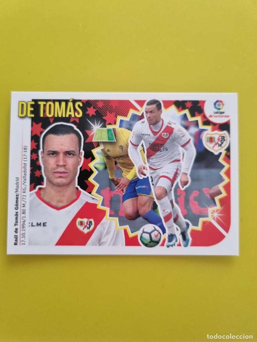 Coleccionismo cromos antiguos: LIGA ESTE 18 19 2018 2019 NO PEGADO SIN PEGAR DE TOMAS RAYO VALLECANO N&ordm;13 COLOCA AR826