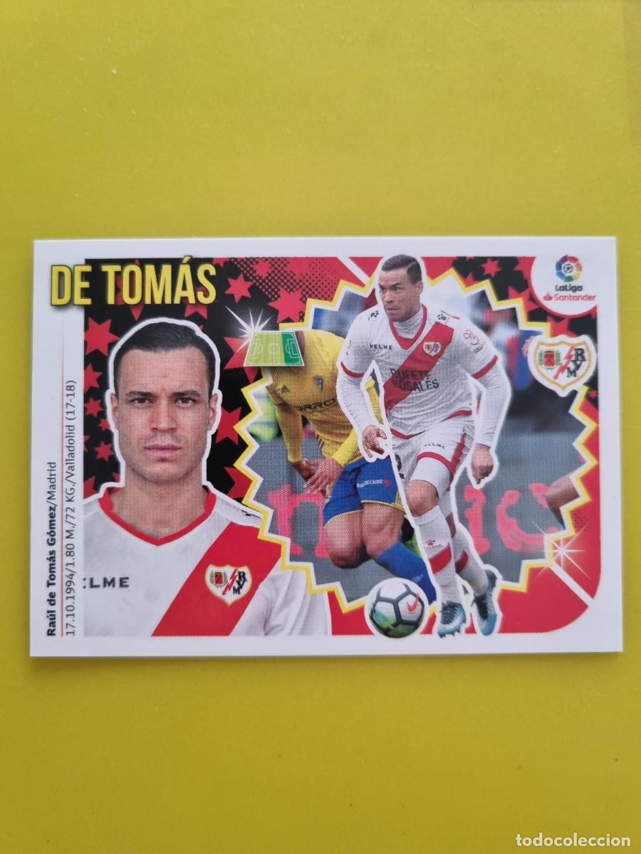 Coleccionismo cromos antiguos: LIGA ESTE 18 19 2018 2019 NO PEGADO SIN PEGAR DE TOMAS RAYO VALLECANO N&ordm;13 COLOCA AR826