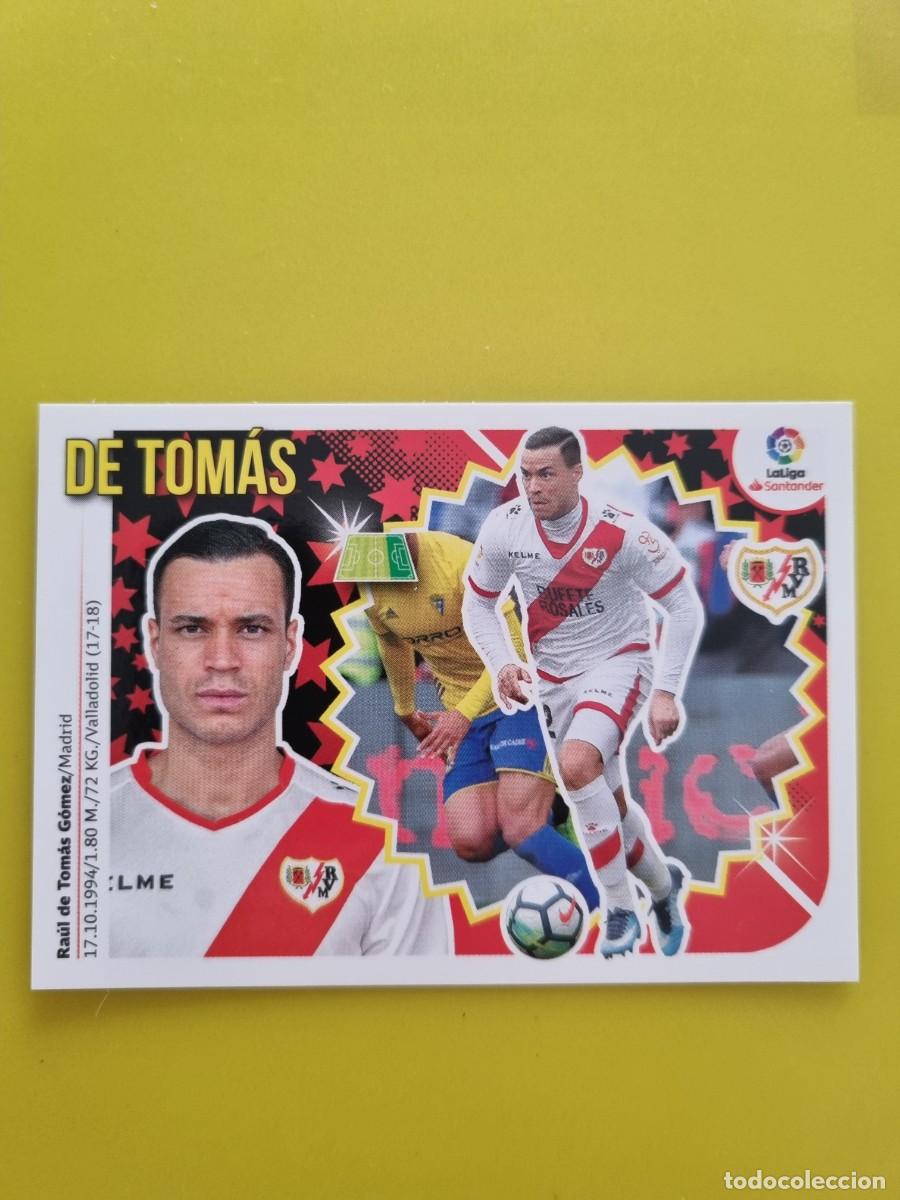 Coleccionismo cromos antiguos: LIGA ESTE 18 19 2018 2019 NO PEGADO SIN PEGAR DE TOMAS RAYO VALLECANO N&ordm;13 COLOCA AR826