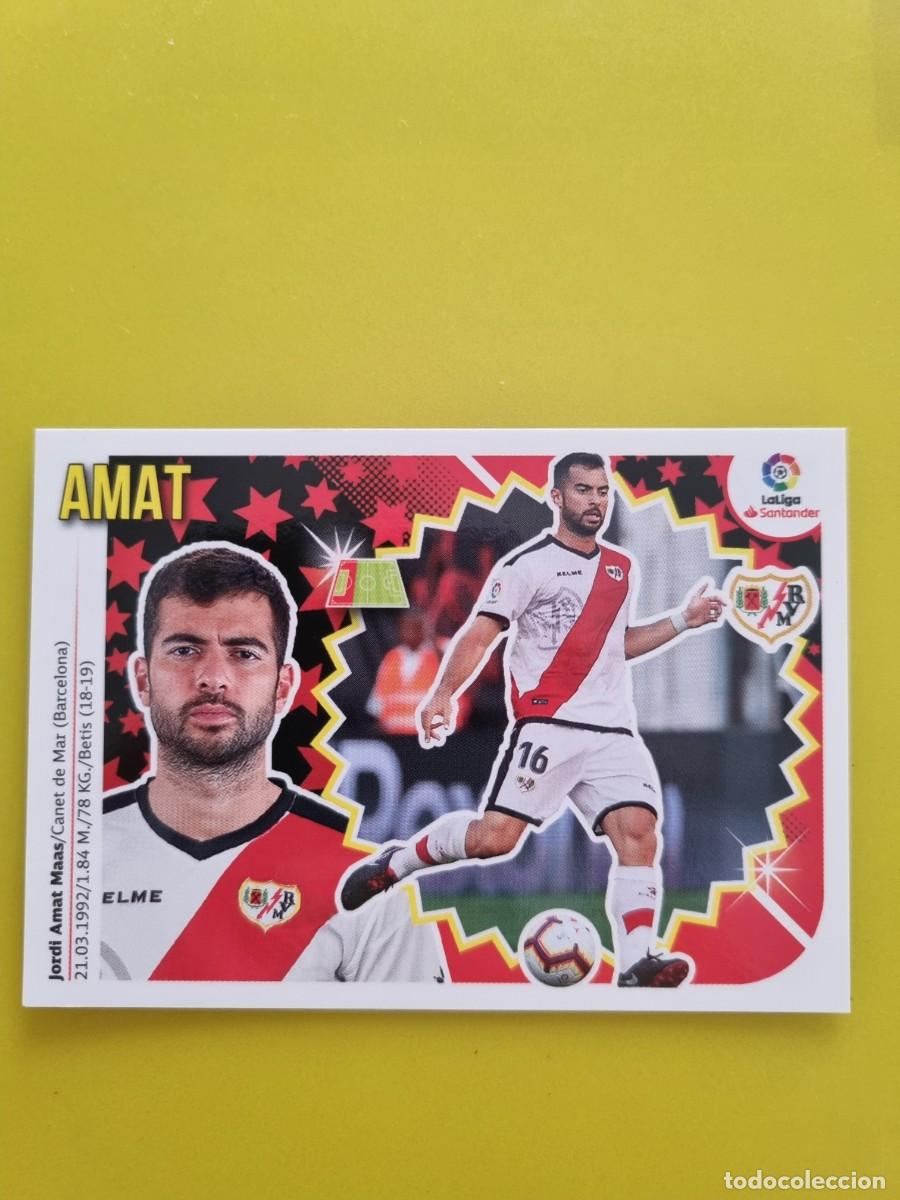 Coleccionismo cromos antiguos: LIGA ESTE 18 19 2018 2019 NO PEGADO SIN PEGAR AMAT RAYO VALLECANO N&ordm;41 ULTIMOS FICHAJES AR826