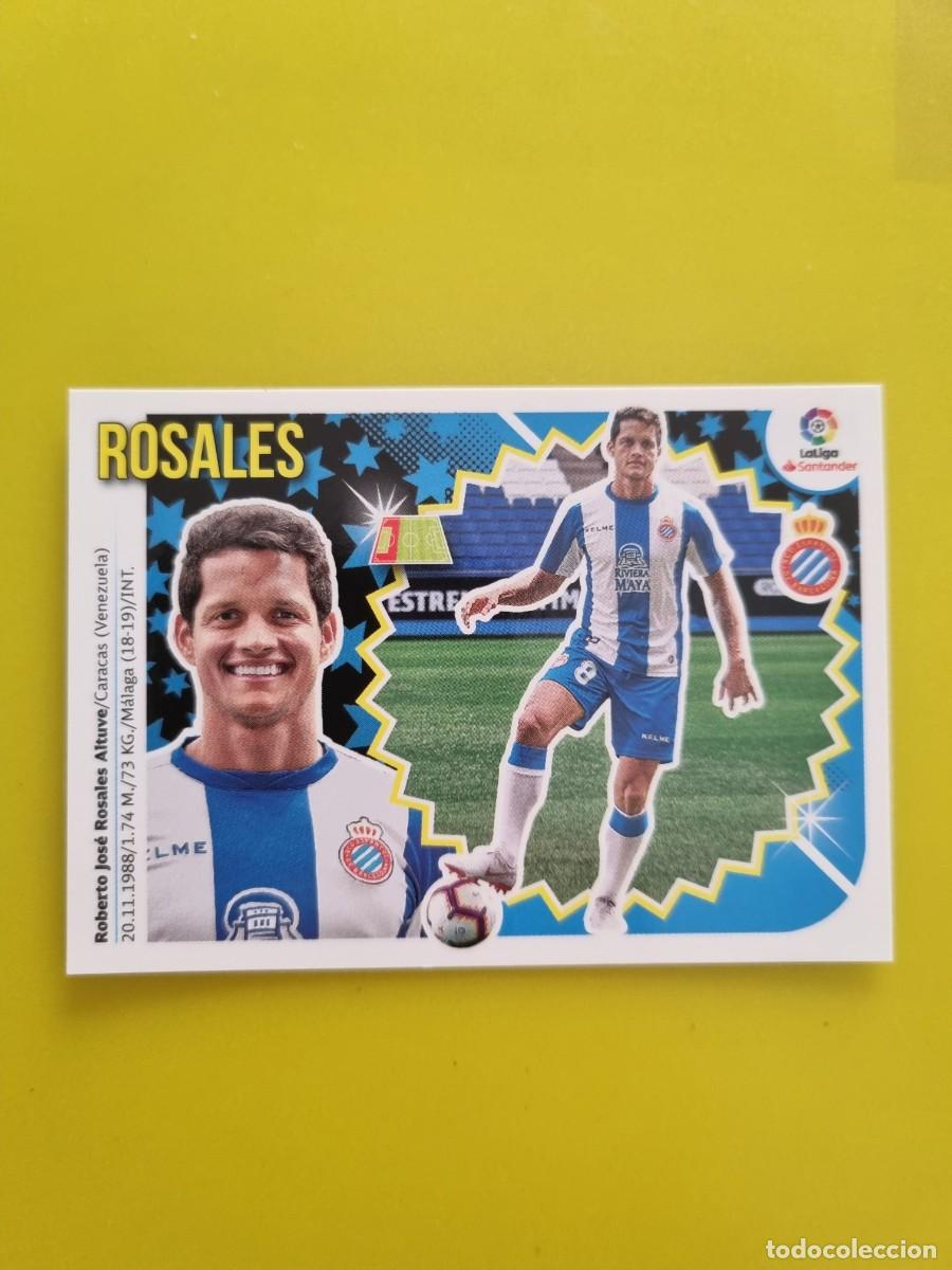 Coleccionismo cromos antiguos: ESTE 18 19 2018 2019 NO PEGADO SIN PEGAR ROSALES RCD ESPANYOL N&ordm;57 ULTIMOS FICHAJES AR826