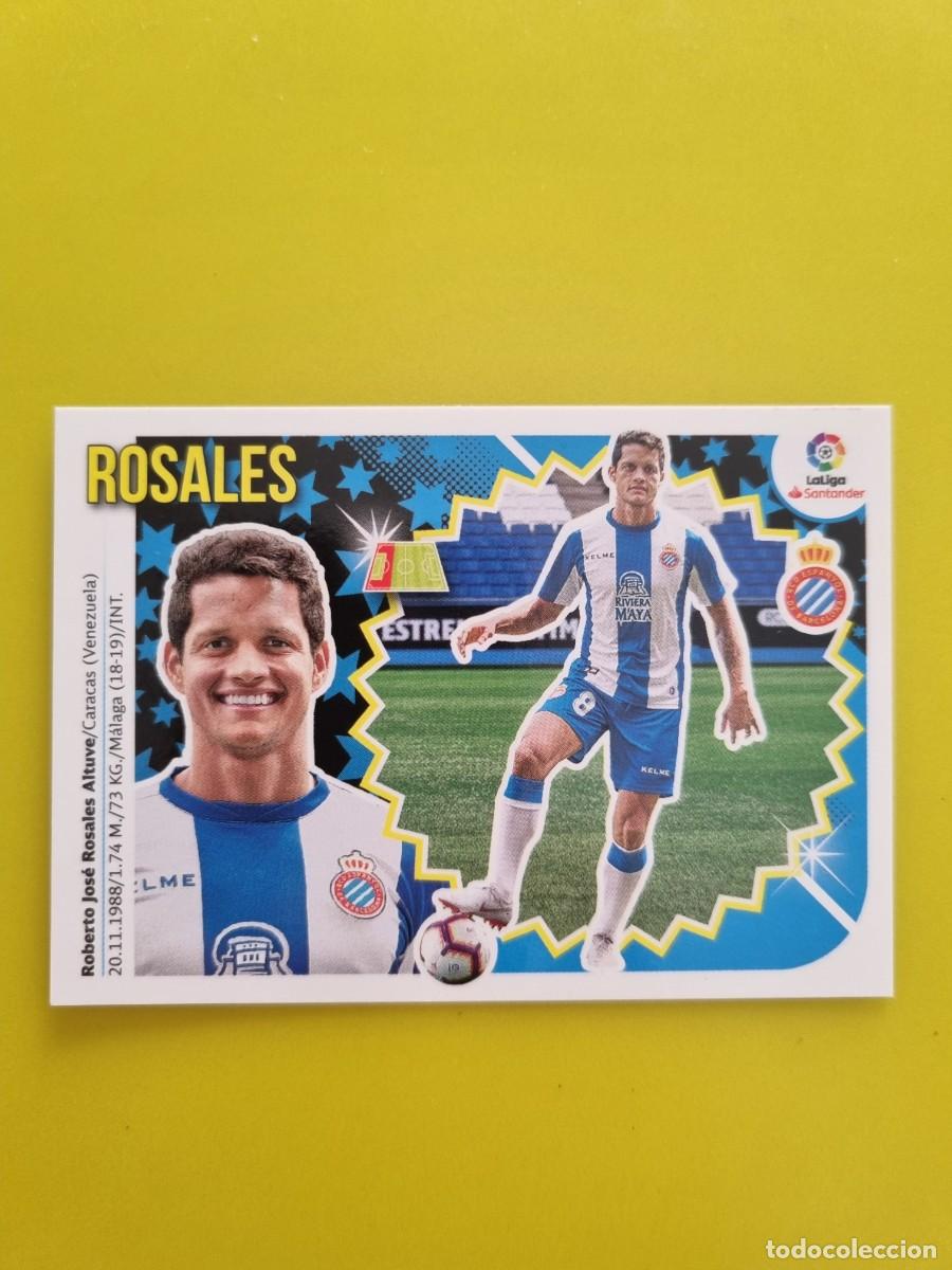 Coleccionismo cromos antiguos: ESTE 18 19 2018 2019 NO PEGADO SIN PEGAR ROSALES RCD ESPANYOL N&ordm;57 ULTIMOS FICHAJES AR826
