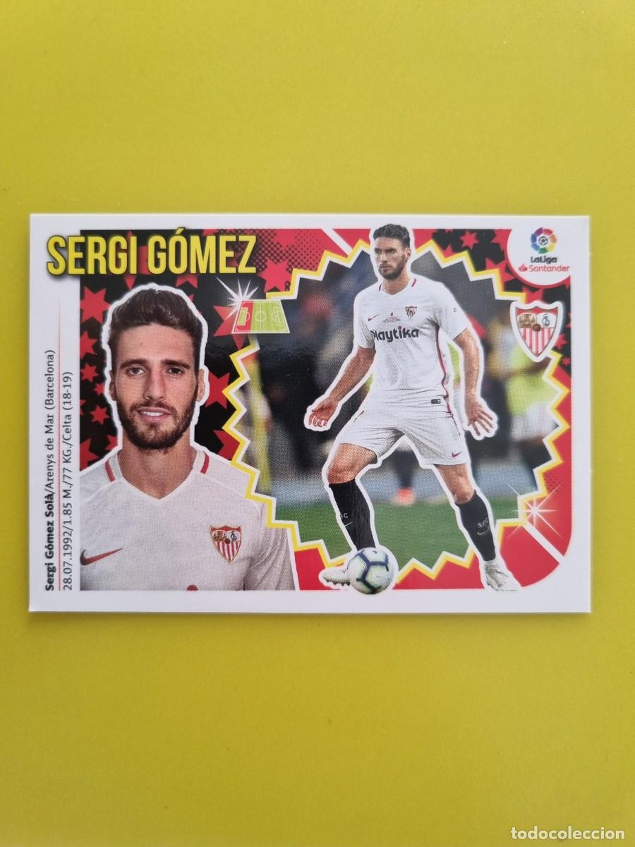 Coleccionismo cromos antiguos: ESTE 18 19 2018 2019 NO PEGADO SIN PEGAR SERGI G&Oacute;MEZ SEVILLA N&ordm;33 ULTIMOS FICHAJES AR826