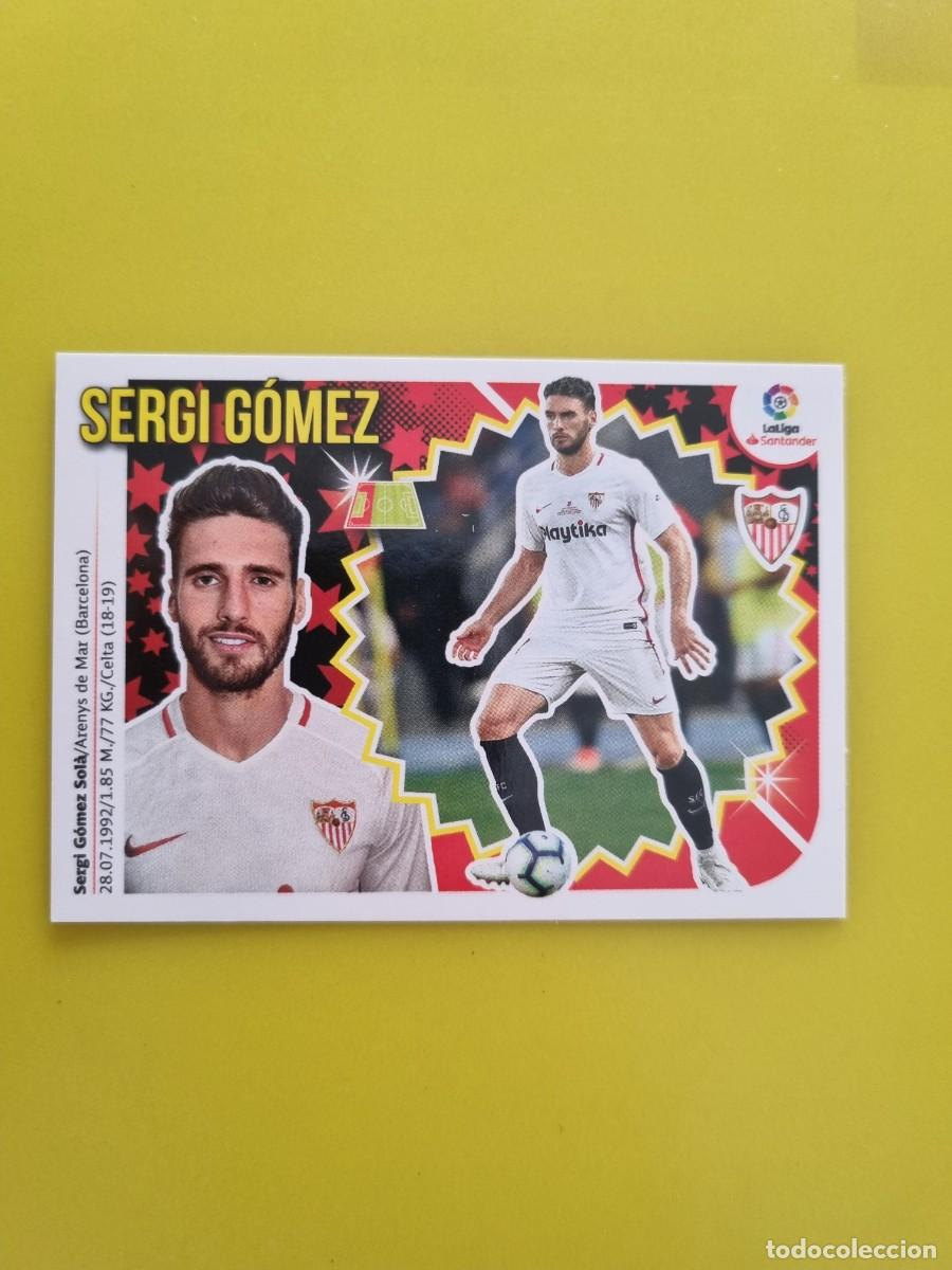 Coleccionismo cromos antiguos: ESTE 18 19 2018 2019 NO PEGADO SIN PEGAR SERGI G&Oacute;MEZ SEVILLA N&ordm;33 ULTIMOS FICHAJES AR826