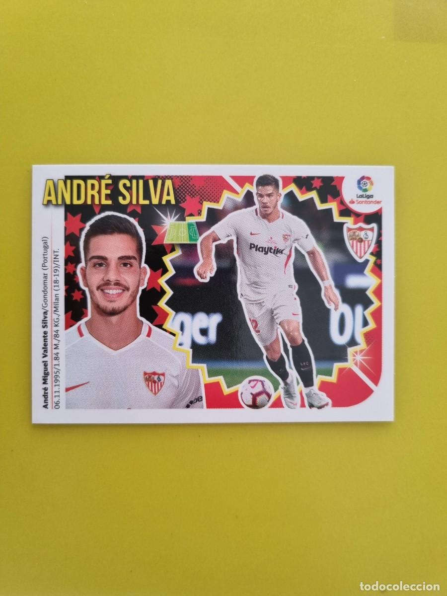 Coleccionismo cromos antiguos: ESTE 18 19 2018 2019 NO PEGADO SIN PEGAR ANDR&Eacute; SILVA SEVILLA N&ordm;49 ULTIMOS FICHAJES AR826