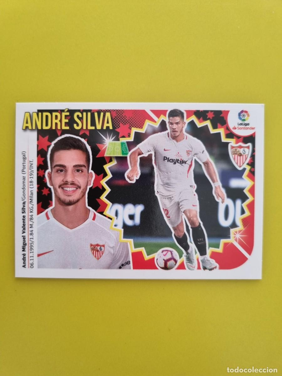 Coleccionismo cromos antiguos: ESTE 18 19 2018 2019 NO PEGADO SIN PEGAR ANDR&Eacute; SILVA SEVILLA N&ordm;49 ULTIMOS FICHAJES AR826