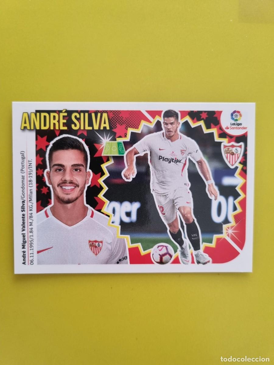 Coleccionismo cromos antiguos: ESTE 18 19 2018 2019 NO PEGADO SIN PEGAR ANDR&Eacute; SILVA SEVILLA N&ordm;49 ULTIMOS FICHAJES AR826