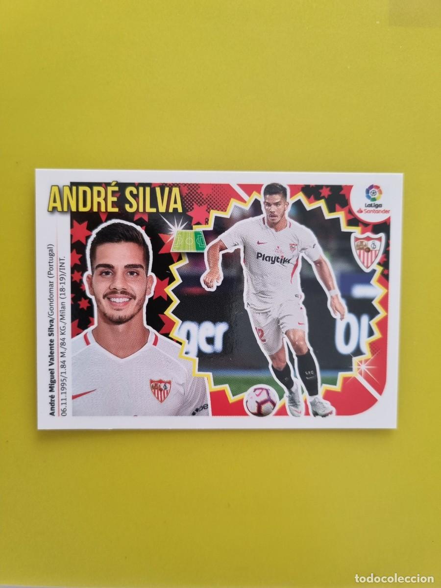 Coleccionismo cromos antiguos: ESTE 18 19 2018 2019 NO PEGADO SIN PEGAR ANDR&Eacute; SILVA SEVILLA N&ordm;49 ULTIMOS FICHAJES AR826