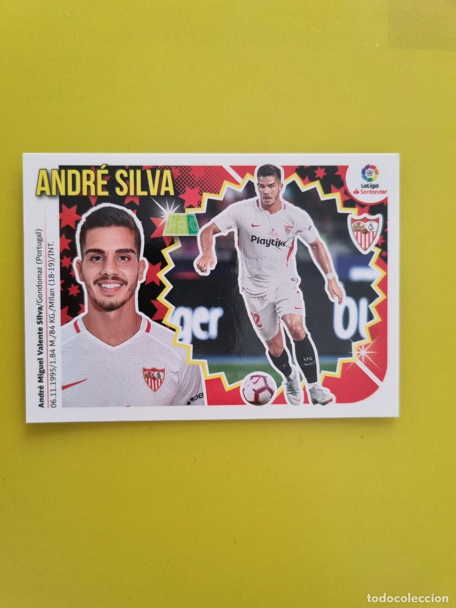 Coleccionismo cromos antiguos: ESTE 18 19 2018 2019 NO PEGADO SIN PEGAR ANDR&Eacute; SILVA SEVILLA N&ordm;49 ULTIMOS FICHAJES AR826