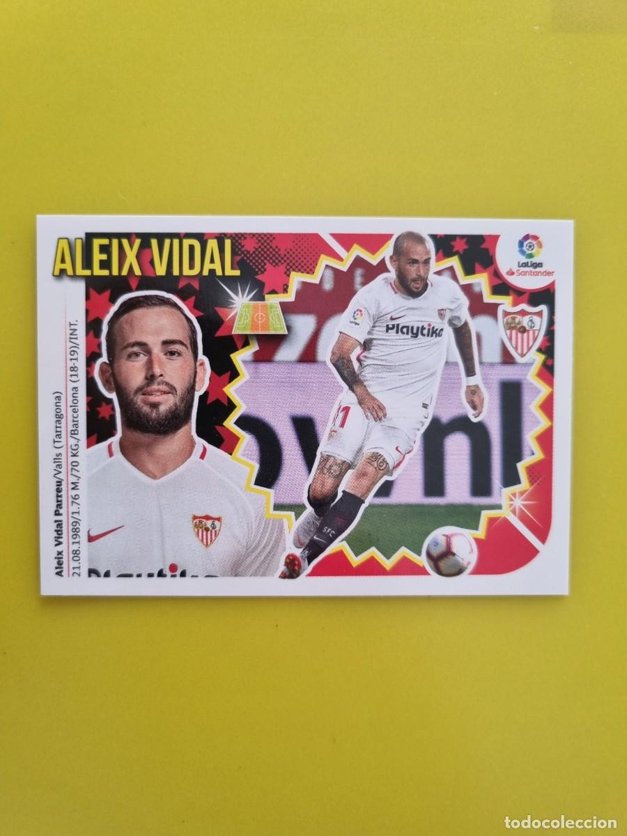 Coleccionismo cromos antiguos: ESTE 18 19 2018 2019 NO PEGADO SIN PEGAR ALEIX VIDAL SEVILLA N&ordm;118 AR826
