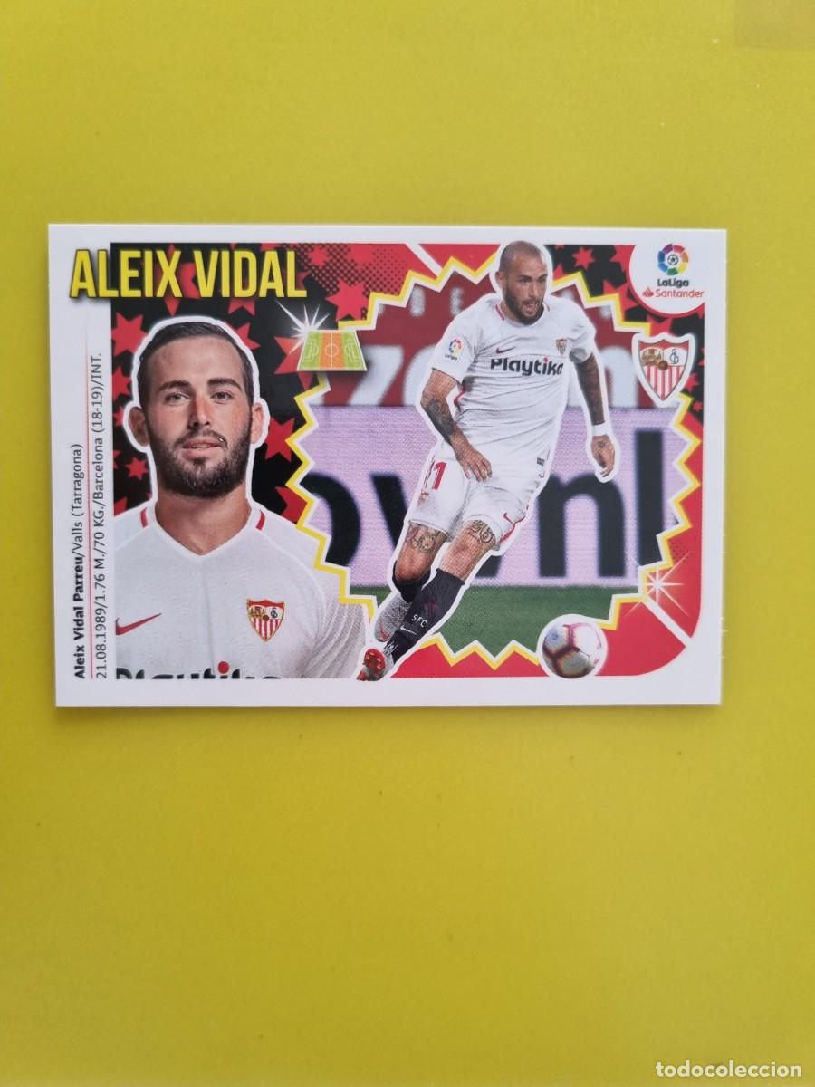 Coleccionismo cromos antiguos: ESTE 18 19 2018 2019 NO PEGADO SIN PEGAR ALEIX VIDAL SEVILLA N&ordm;118 AR826