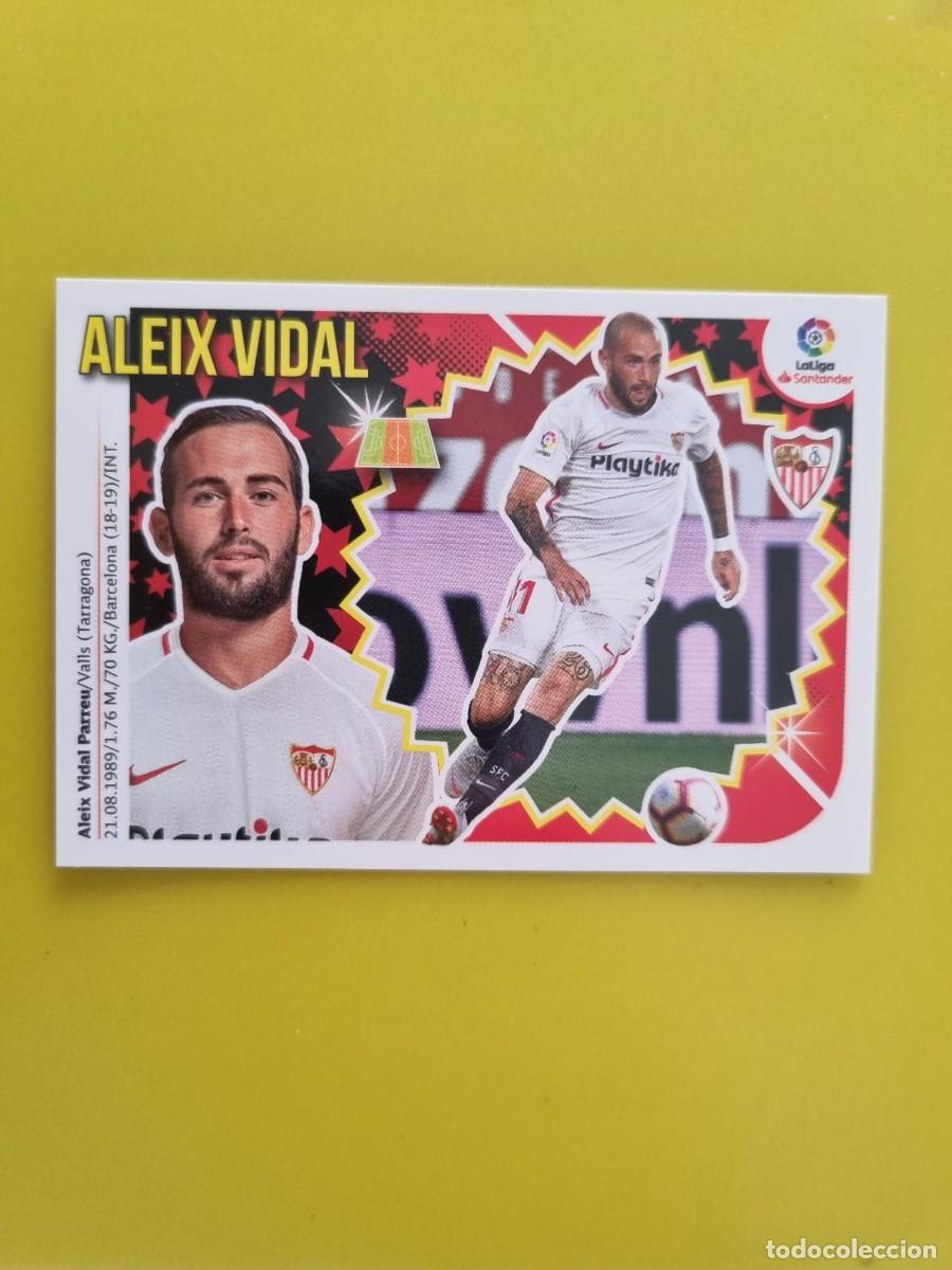 Coleccionismo cromos antiguos: ESTE 18 19 2018 2019 NO PEGADO SIN PEGAR ALEIX VIDAL SEVILLA N&ordm;118 AR826