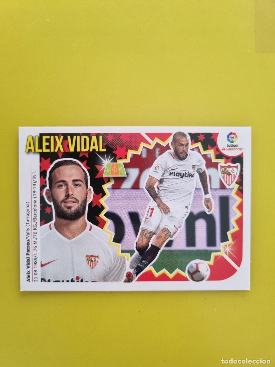 Coleccionismo cromos antiguos: ESTE 18 19 2018 2019 NO PEGADO SIN PEGAR ALEIX VIDAL SEVILLA N&ordm;118 AR826