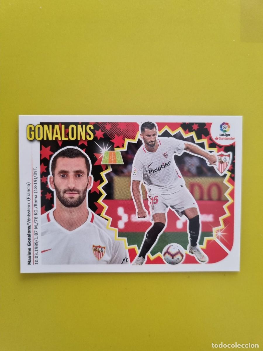 Coleccionismo cromos antiguos: ESTE 18 19 2018 2019 NO PEGADO SIN PEGAR GONALONS SEVILLA N&ordm;9 COLOCA AR826