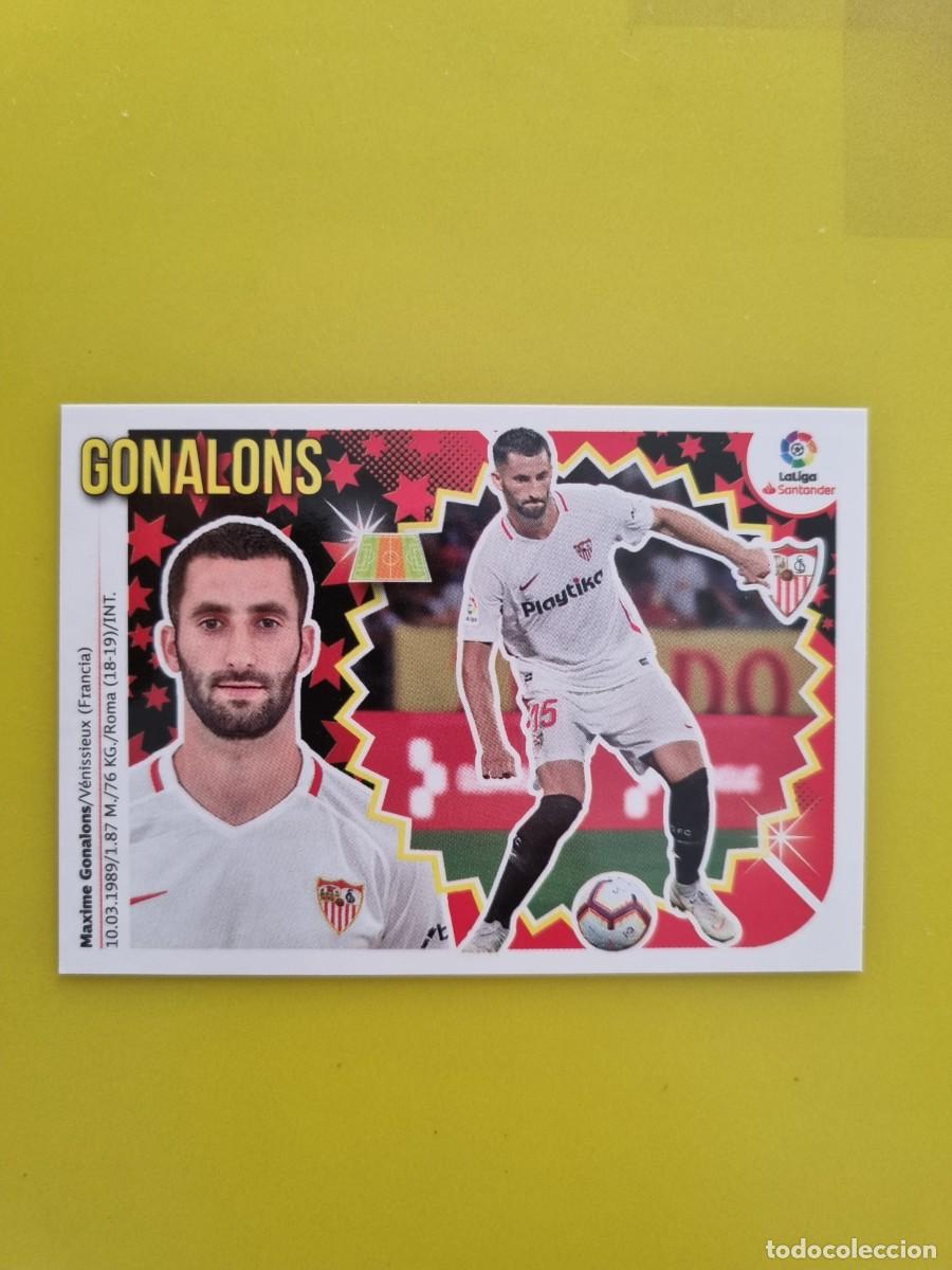 Coleccionismo cromos antiguos: ESTE 18 19 2018 2019 NO PEGADO SIN PEGAR GONALONS SEVILLA N&ordm;9 COLOCA AR826