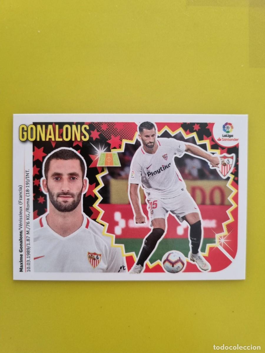 Coleccionismo cromos antiguos: ESTE 18 19 2018 2019 NO PEGADO SIN PEGAR GONALONS SEVILLA N&ordm;9 COLOCA AR826