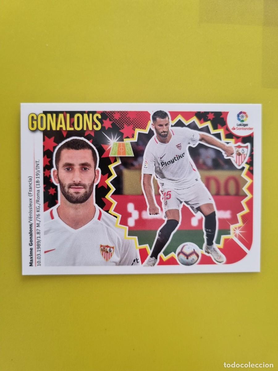 Coleccionismo cromos antiguos: ESTE 18 19 2018 2019 NO PEGADO SIN PEGAR GONALONS SEVILLA N&ordm;9 COLOCA AR826