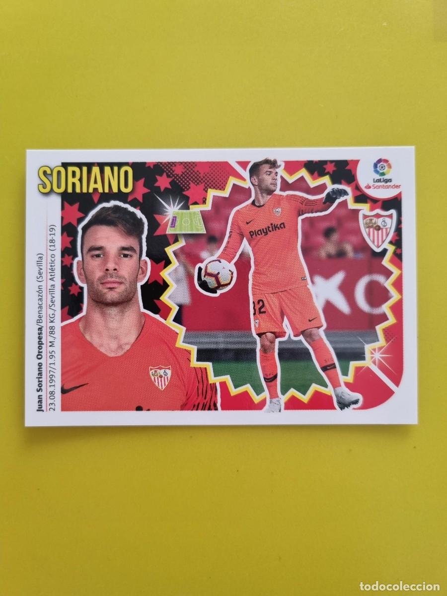 Coleccionismo cromos antiguos: ESTE 18 19 2018 2019 NO PEGADO SIN PEGAR SORIANO SEVILLA N&ordm;1 COLOCA AR826