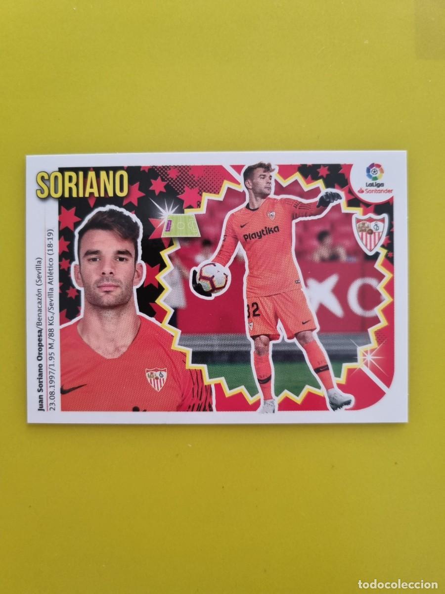 Coleccionismo cromos antiguos: ESTE 18 19 2018 2019 NO PEGADO SIN PEGAR SORIANO SEVILLA N&ordm;1 COLOCA AR826