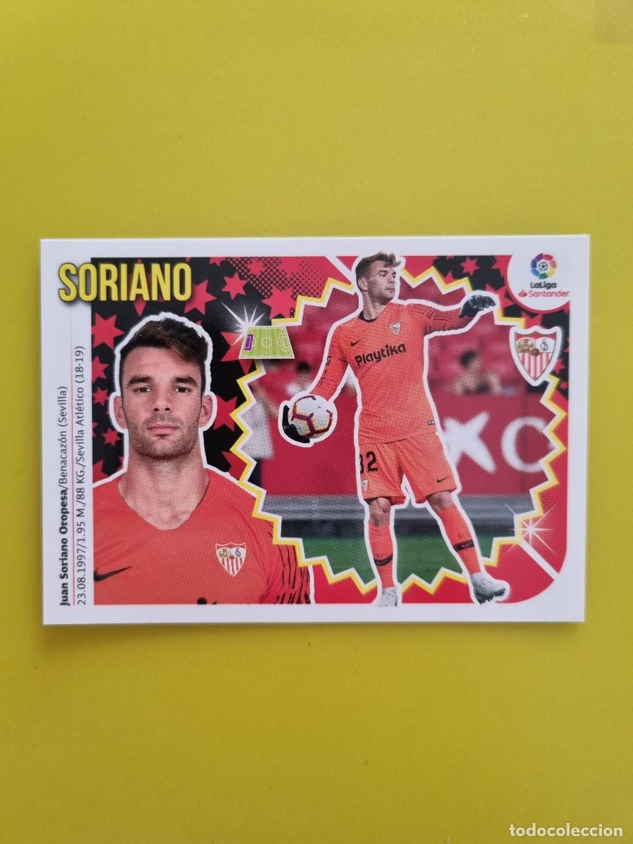 Coleccionismo cromos antiguos: ESTE 18 19 2018 2019 NO PEGADO SIN PEGAR SORIANO SEVILLA N&ordm;1 COLOCA AR826