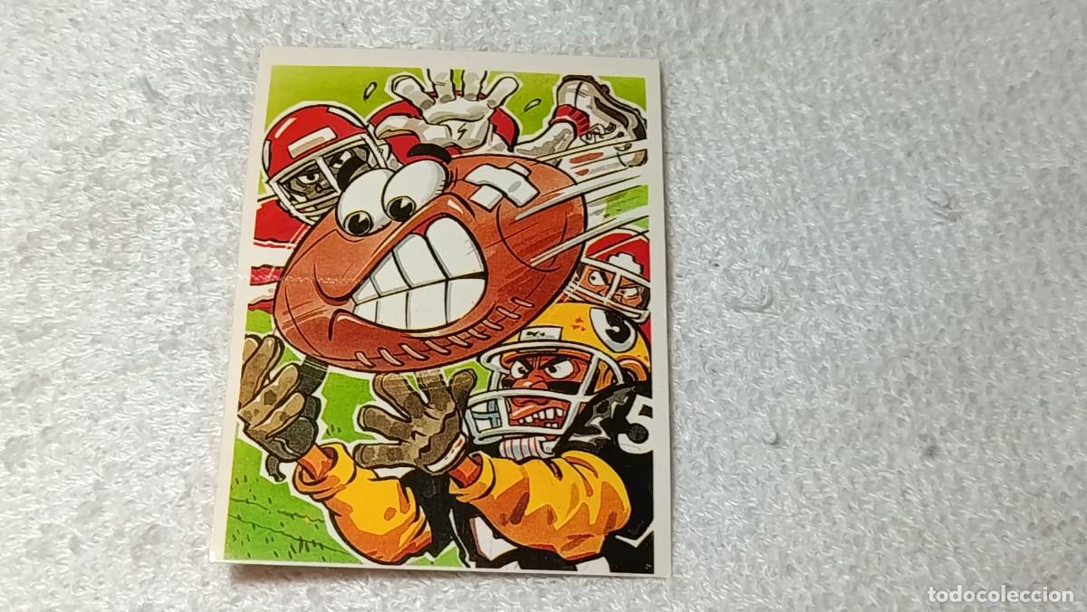 Coleccionismo cromos antiguos: PANRICO : ANTIGUO CROMO BROMAS DEPORTIVAS RUGBY A&Ntilde;OS 90 SIN PEGAR